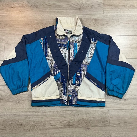 American Vintage Jackets & Blazers - Vintage 80s/90s Rare Track Jacket Size Medium